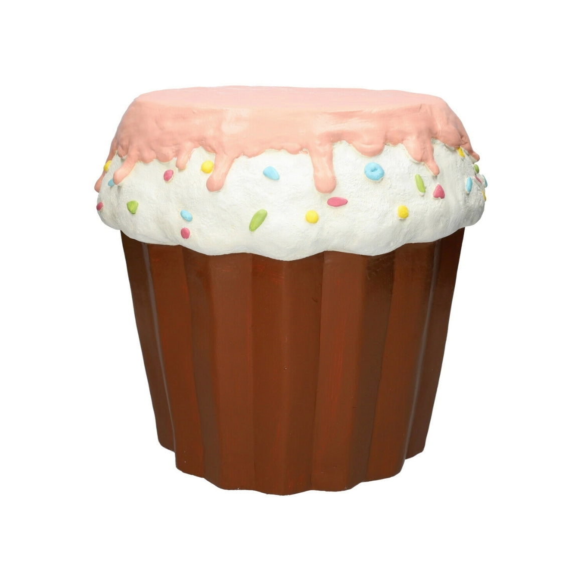 Cupcake Side Table Light Pink/white 37 Cm