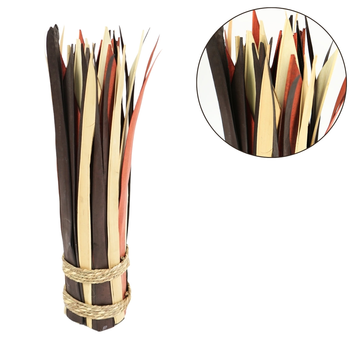 Bundle Of Dried Leaves Brown/beige 35 Cm