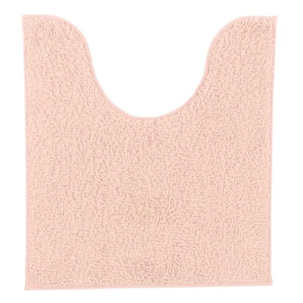 Toilette aus mattem rosa Polyester, 45 x 50 cm