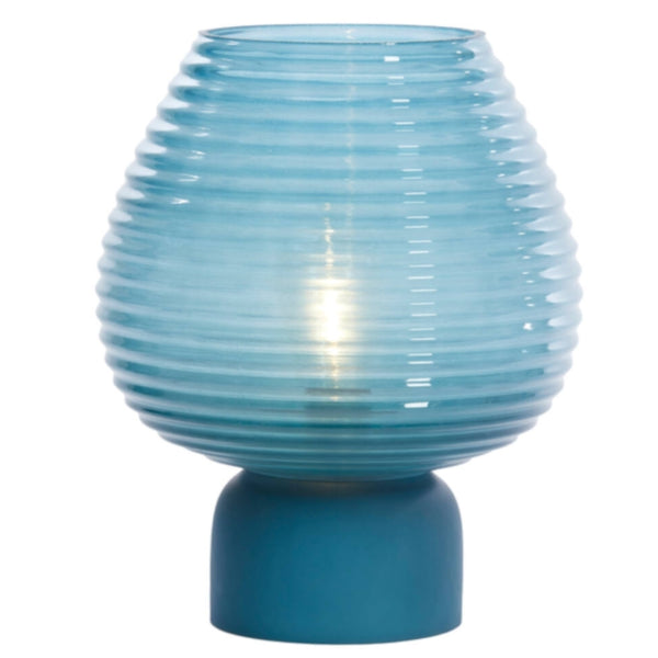 Light & Living Alenna Led Battery-operated Table Lamp Petrol 27 Cm