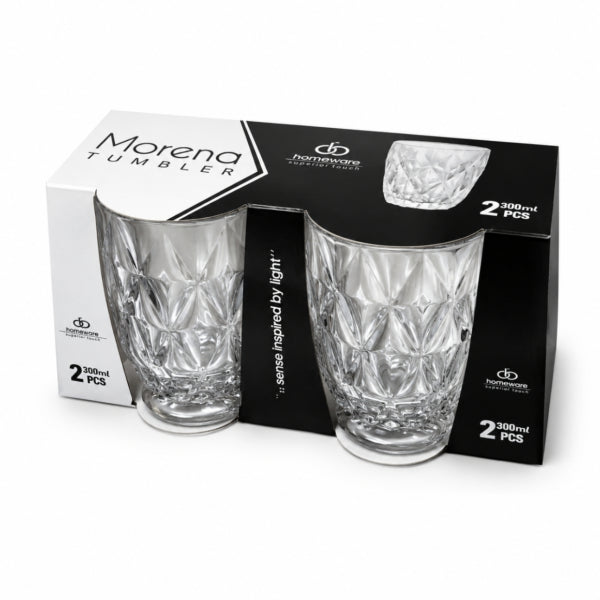Homeware Morena Drinking Glass 300 Ml Set Of 2