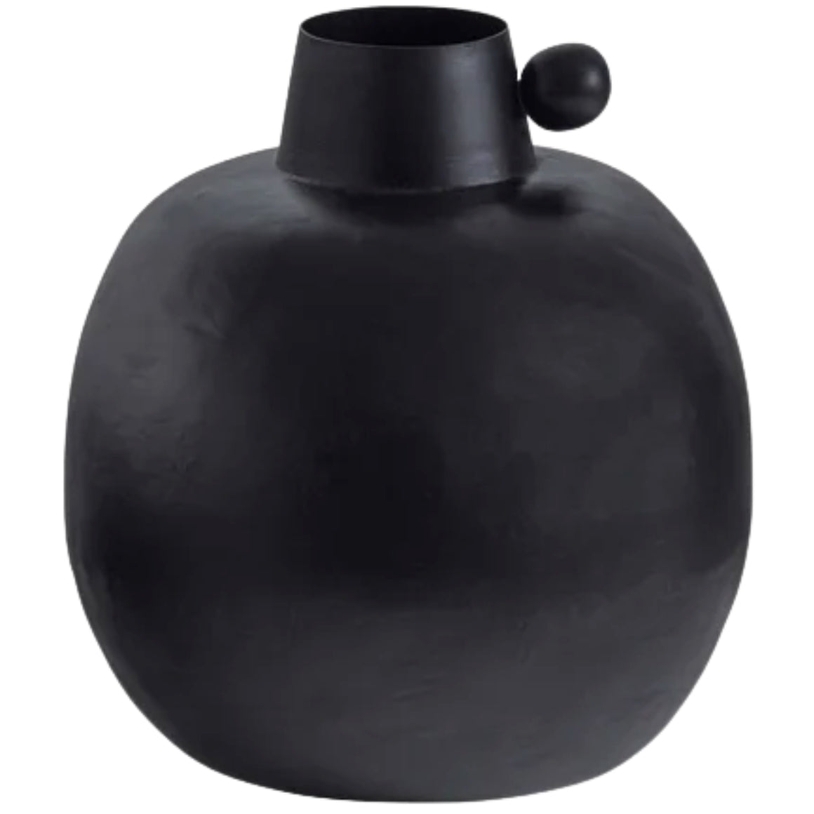 Woood Vase Kita Black 22 Cm