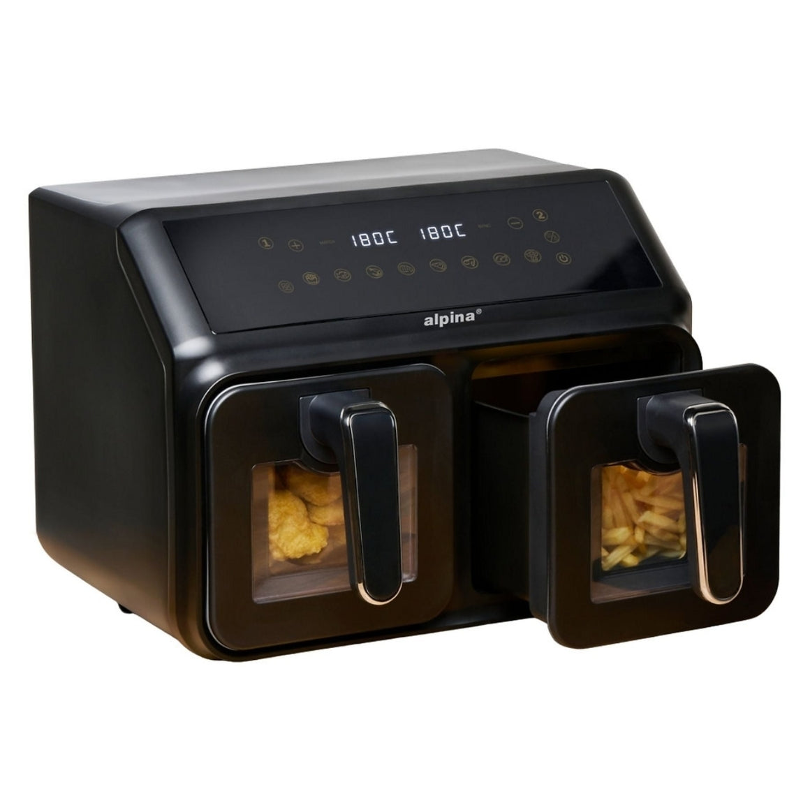 Alpina Air Fryer 2 X 4 L 2200 Watts