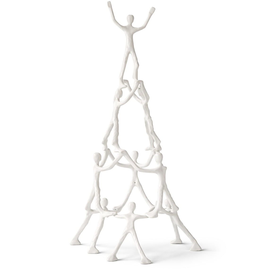 J-line Sculpture Pyramid Figure White 74 Cm