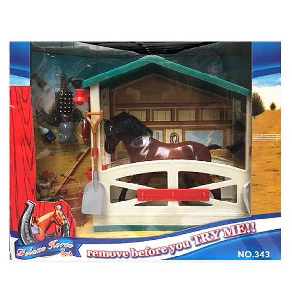 Toy Horse In The Stable
