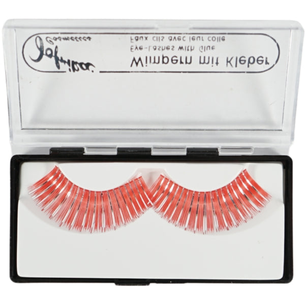 Jofrika Cosmetics műszempillák narancssárga/ezüst 9,5 cm B-osztályú