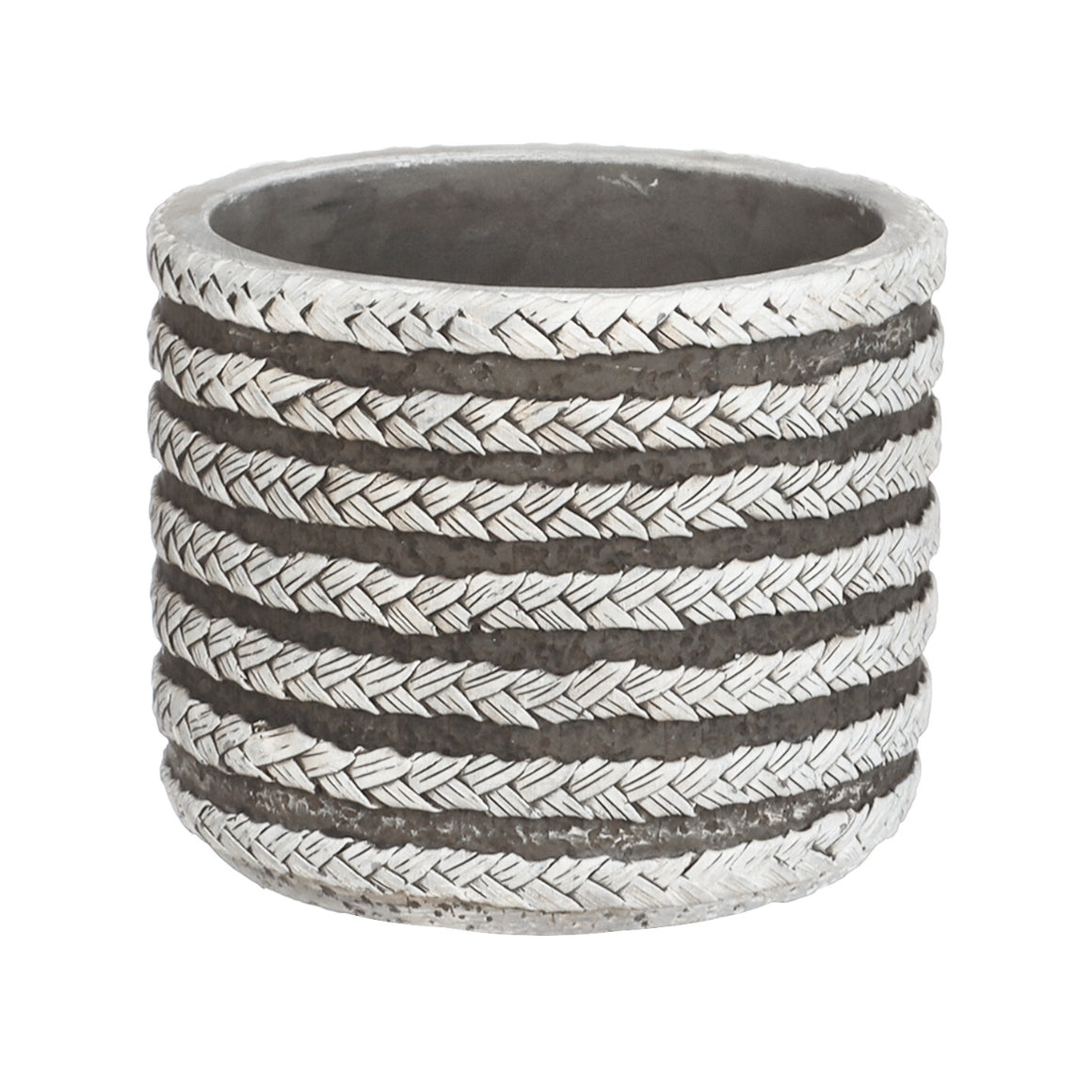 Flower Pot Raf Series Grey 7.5 Cm