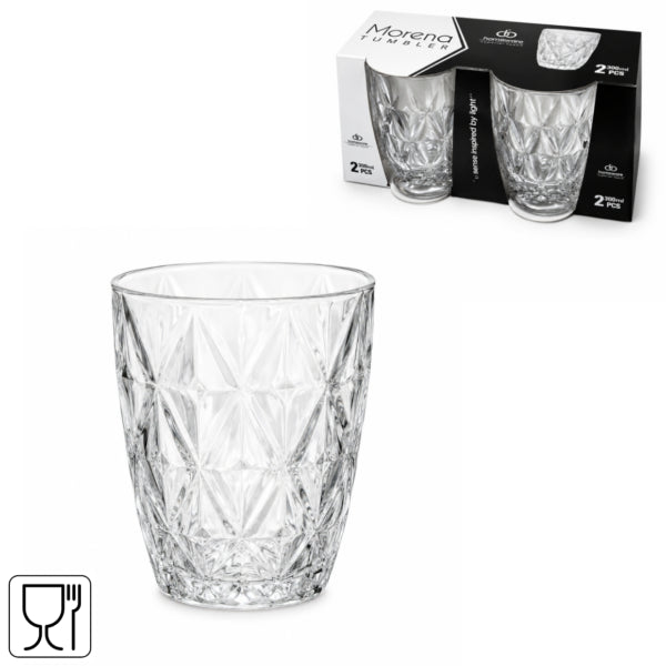 Homeware Morena Drinking Glass 300 Ml Set Of 2
