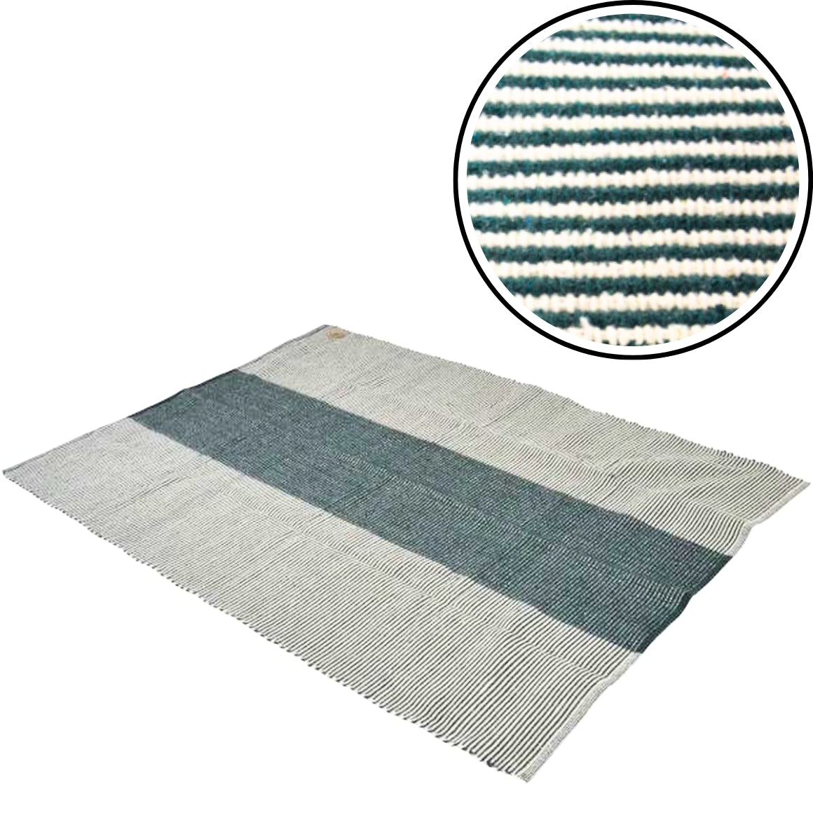 Lesli Living Esquina Rug Jade Green/white 140 X 200 Cm