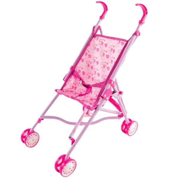 Doll Buggy Heart Pink 58 Cm