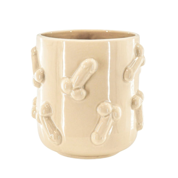 Housevitamin Flower Pot Dick Beige 17.5 Cm