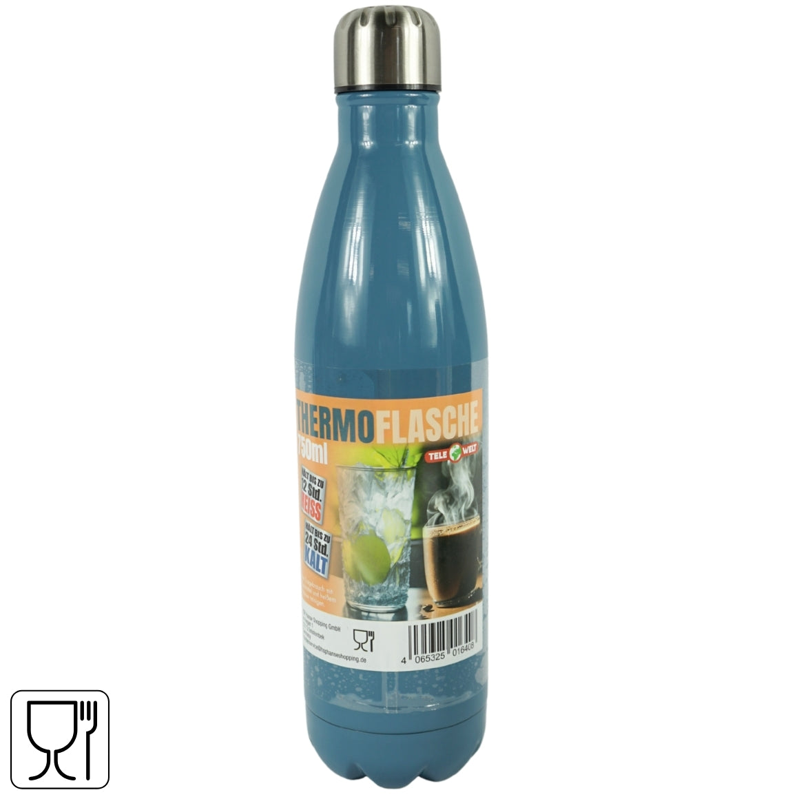 Telewelt Thermos Bottle Blue 750 Ml