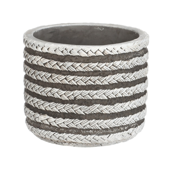 Flower Pot Raf Series Grey 7.5 Cm