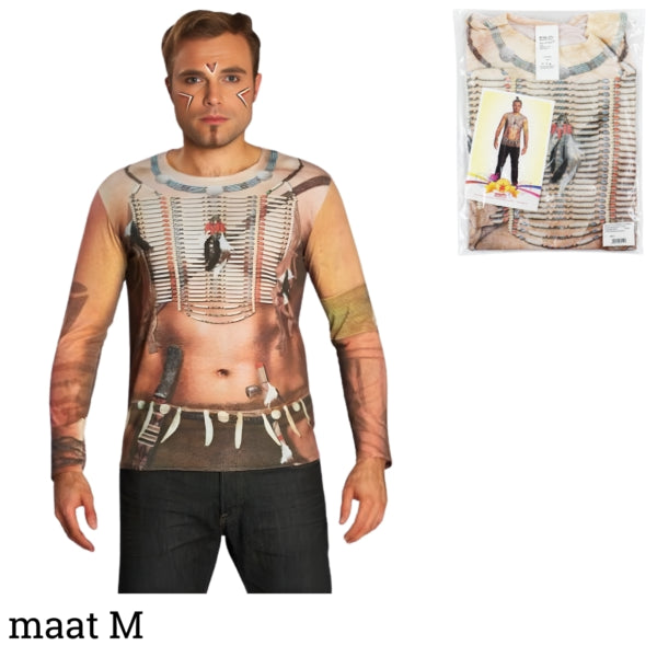 Kostým indiánskej košele pre dospelých, veľkosť M
