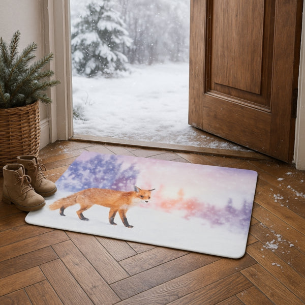 H&s Collection Doormat Christmas Winter 58 Cm 4 Assorted