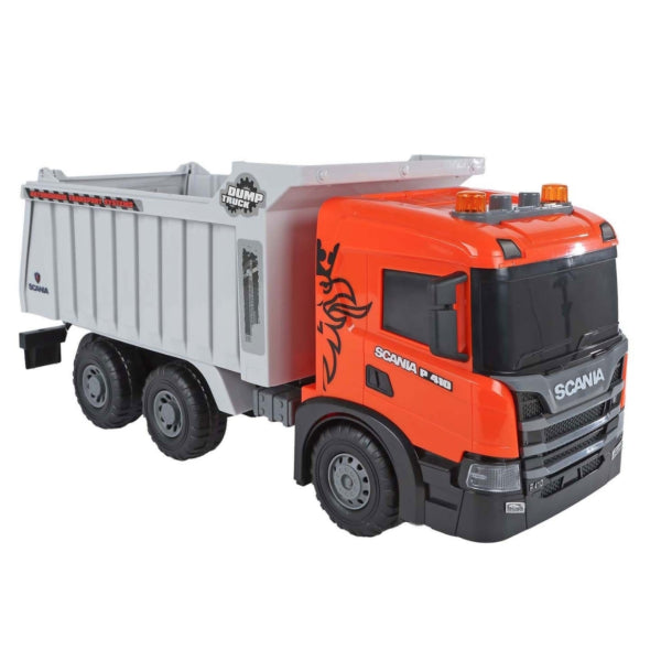 Самосвал Scania за 2 игри със светлина и звук 48 см