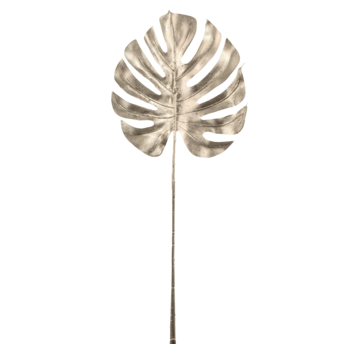Hbx Artificial Branch Monstera Champagne Colored 72 Cm