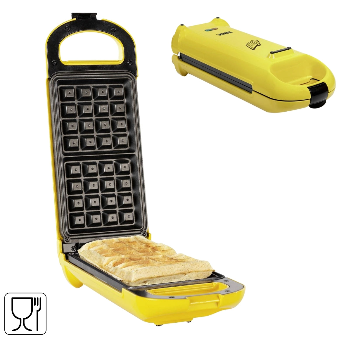 Princess Flip Waffle Maker Yellow 700w