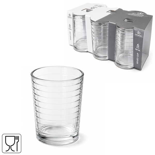 Homeware Drinking Glass Soleo 200 Ml 6 Pieces