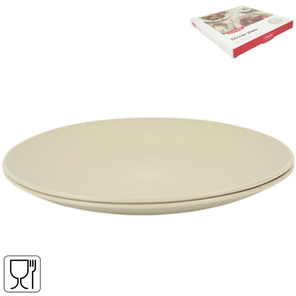 Curver Dinner Plate Grey-green 26 Cm Set Of 2