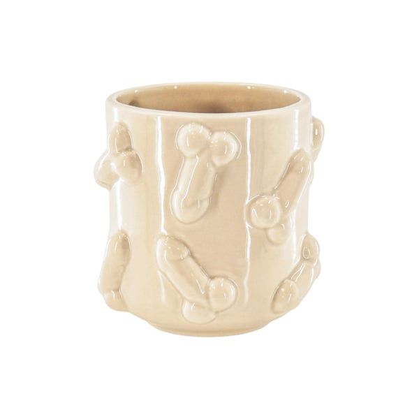 Housevitamin Flower Pot Dick Beige 11.5 Cm