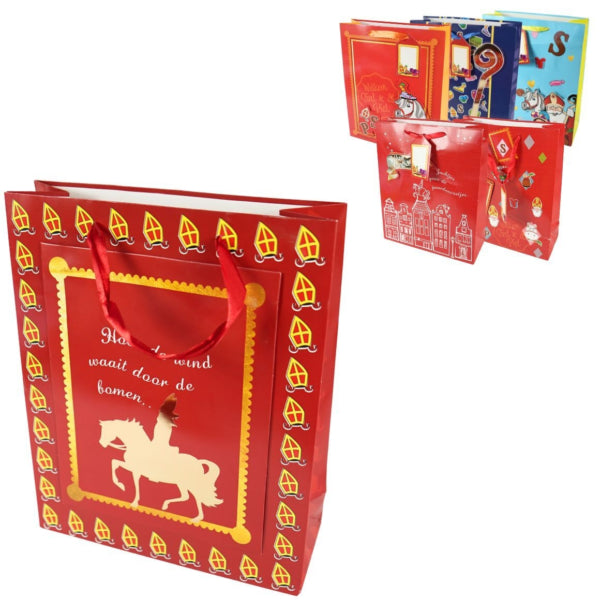Sinterklaas Gift Bag 32 Cm 6 Assorted