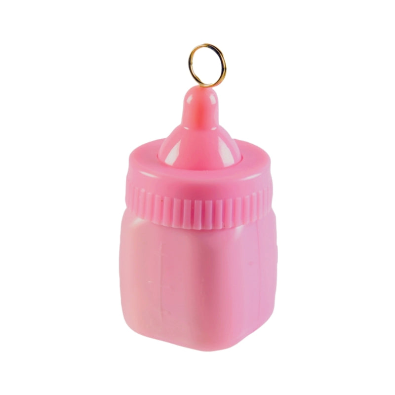 Pink Baby Bottle Balloon Weight 9 Cm