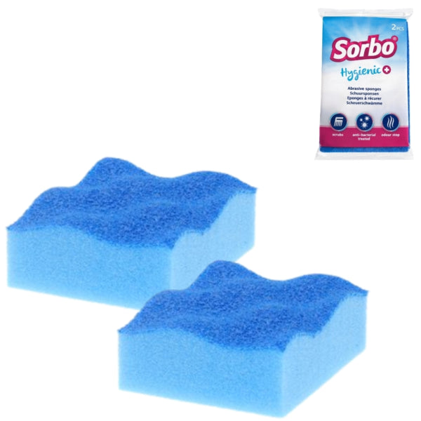 Sorbo Hygienic+ Scouring Sponge Set Of 2