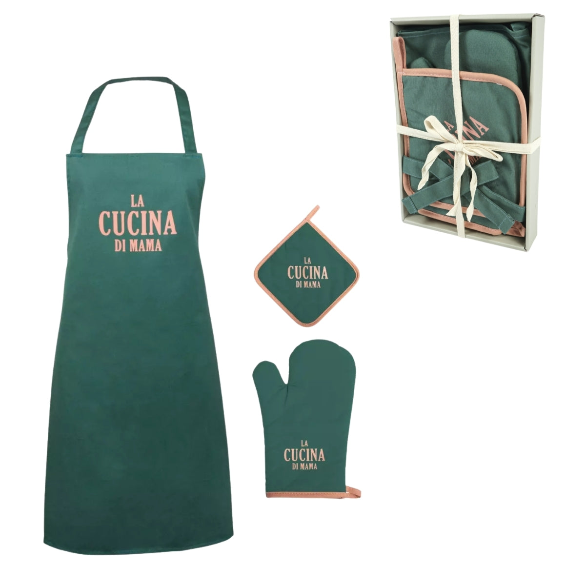 Gusta Kitchen Textiles Cucina Di Mama Set Of 3
