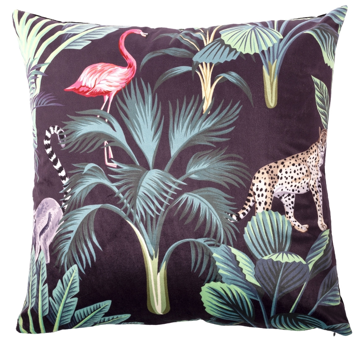 Tiseco Cushion Ambiance Forest Black 45 X 45 Cm