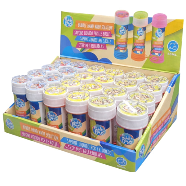 Bubble Blower With Game 50 Ml 3 Assorted Display 24 Pieces