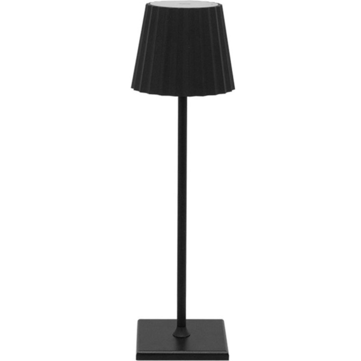 House Of Nature Rechargeable Led Table Lamp Black 38 Cm
