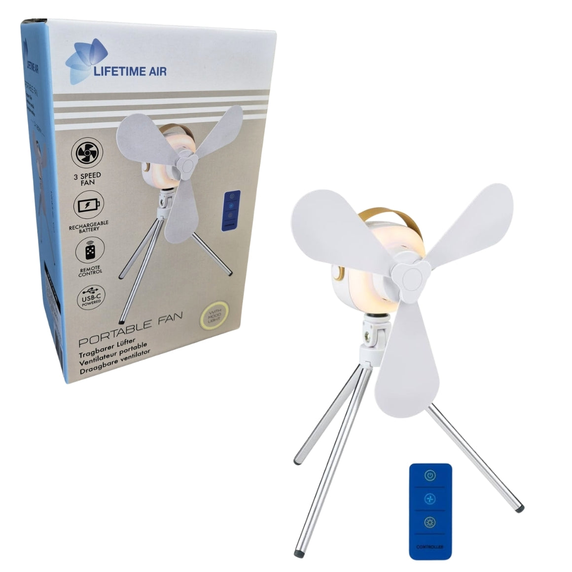 Lifetime Air Usb Table Fan 12 Cm