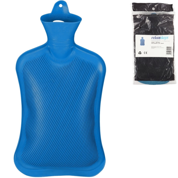Бутилка за гореща вода Relaxdays Blue 2 L