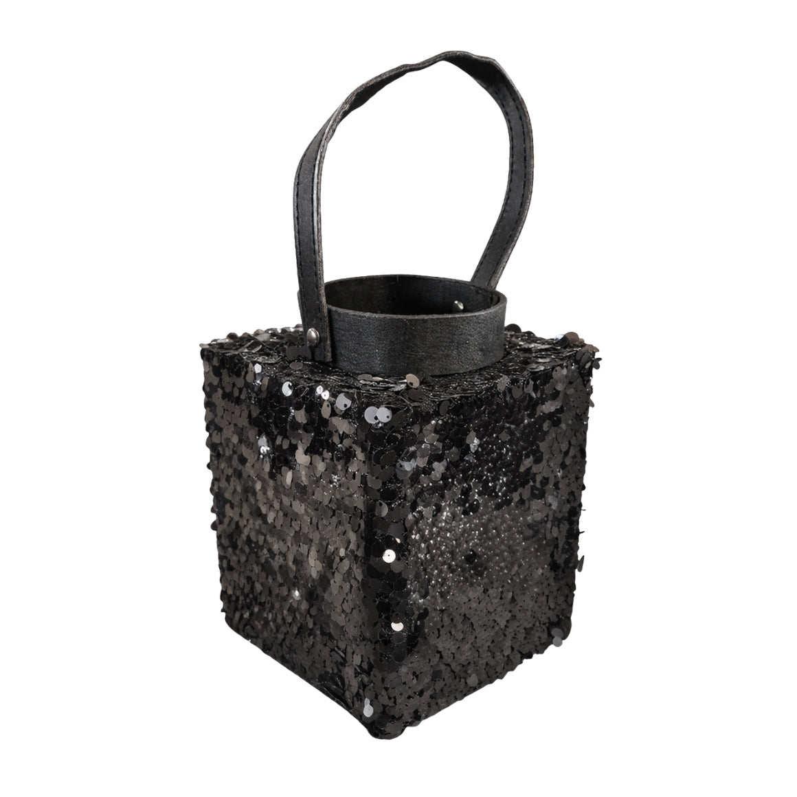 Lofty Glam Square Lantern Black 20 Cm