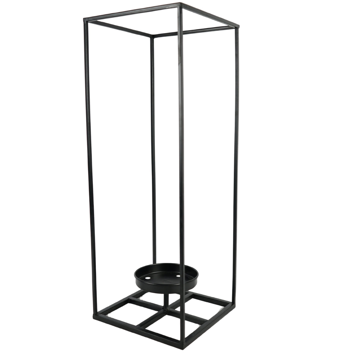Black Metal Lantern 55 Cm