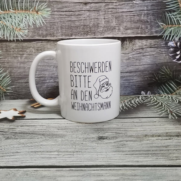 Christmas Mann Mug White 350ml