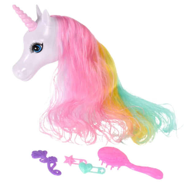 Unicorn Styling Head With Accessories 5-piece Set