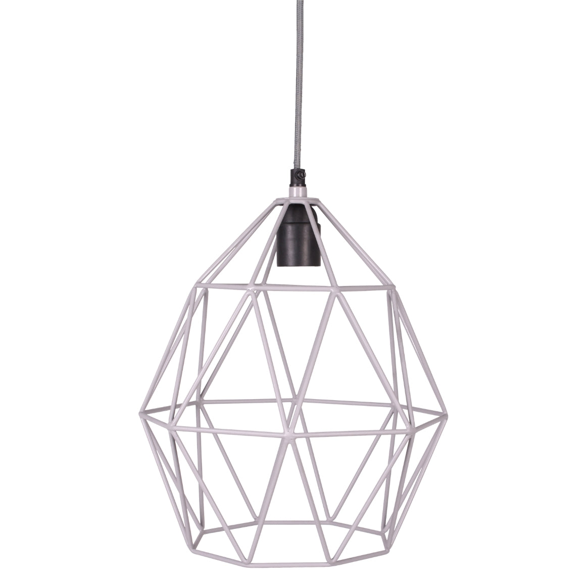 Kidsdepot Wire Pendant Lamp Grey 30 Cm