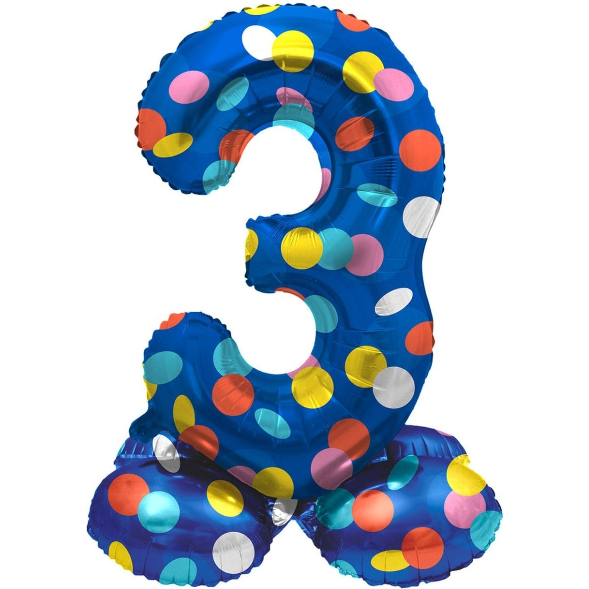 Folat Foil Balloon Standing 3 Dots 41 Cm