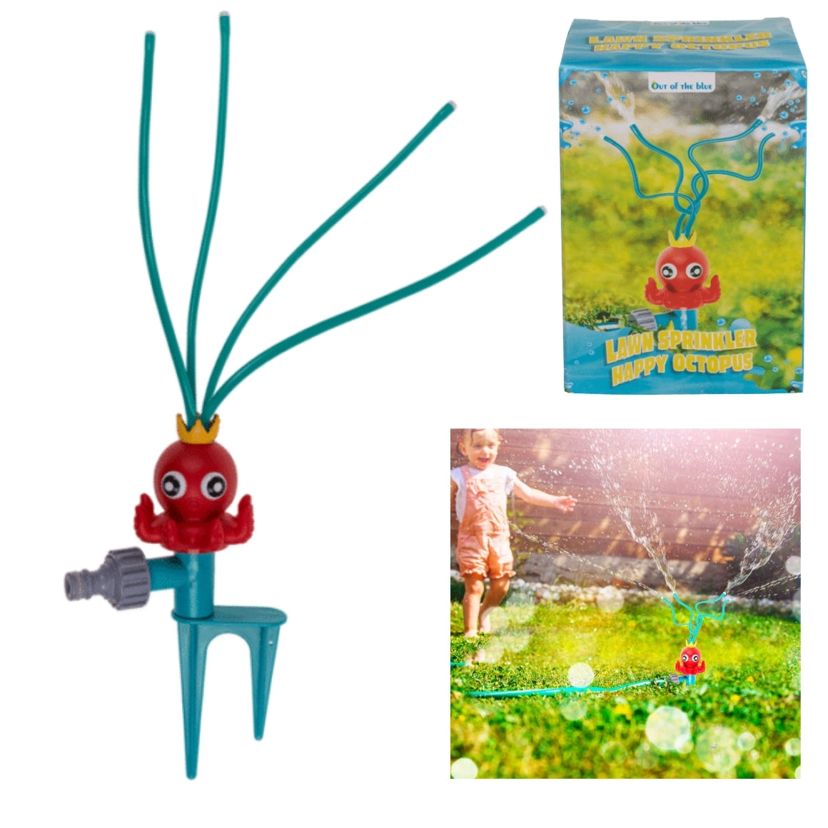 Out Of The Blue Sprayer Cheerful Octopus 23 Cm