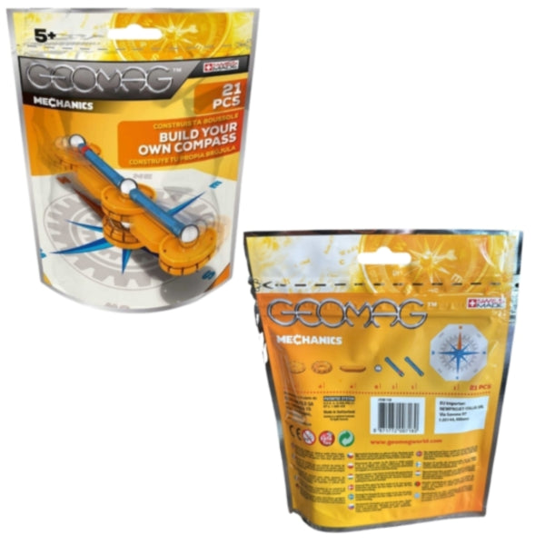Geomag Mechanic construye tu propia brújula de 21 piezas