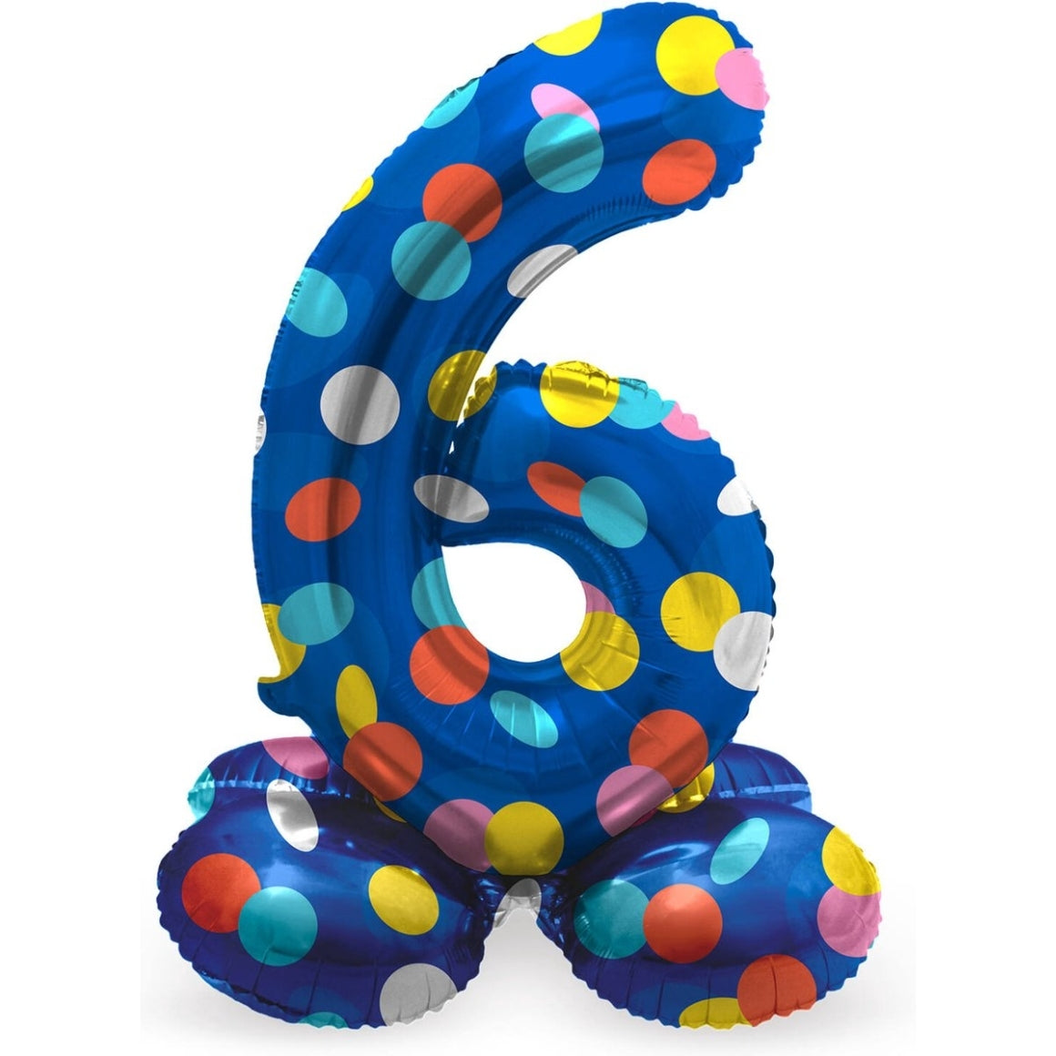 Folat Foil Balloon Standing 6 Dots 41 Cm
