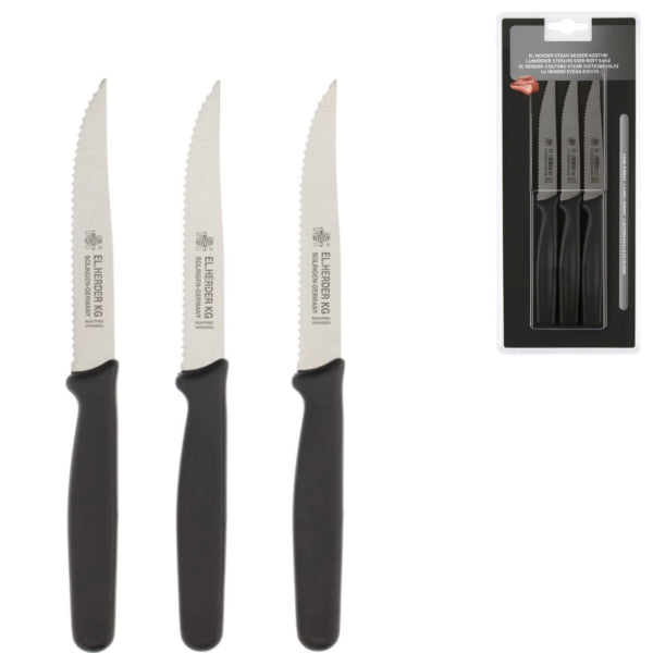 El. Herder Steak Knife Set Of 3