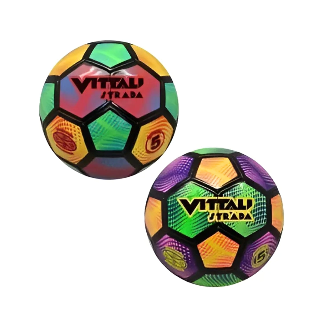 Vittali Strada Football Size 5 2 Assorted
