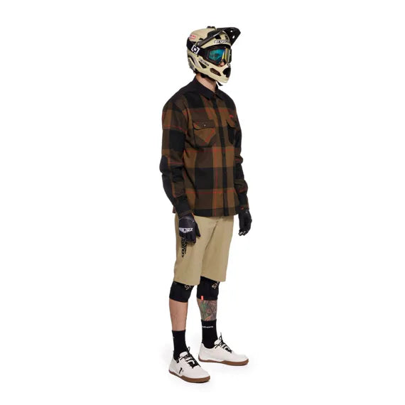 Horsefeathers Prom Shirt (coffee/red)
