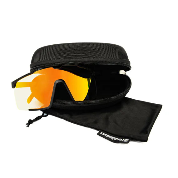 Sunglasses Rothar Fótachromacha Prótóin Cleití (dubh neamhlonrach/scáthán Dearg)