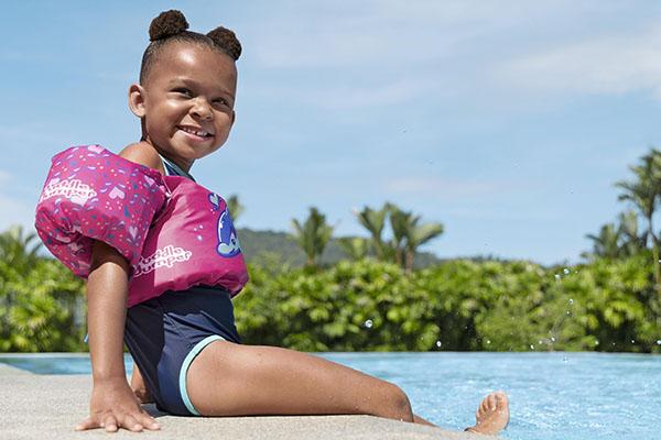 Bestway Puddle Jumper Delfino | Rosa | 15-30 Kg