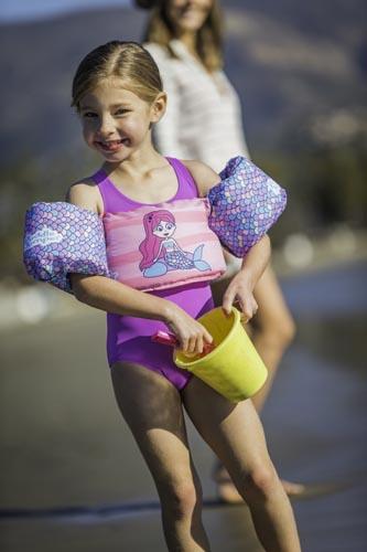 Sevylor Puddle Jumper Deluxe Mermaid Swim Vest | Pink