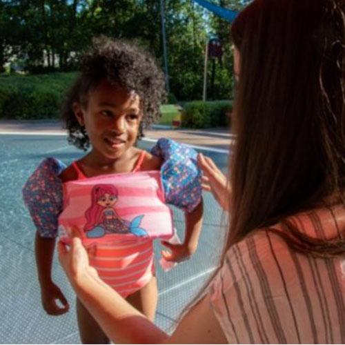 Sevylor Puddle Jumper Deluxe Mermaid Swim Vest | Pink